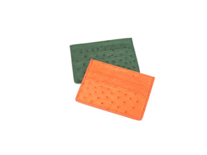 Card Holder Ostrich & Python