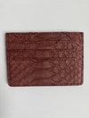 Card Holder Ostrich & Python
