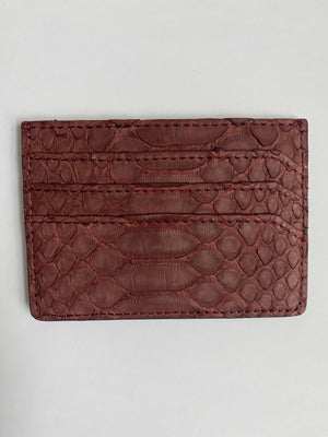 Card Holder Ostrich & Python
